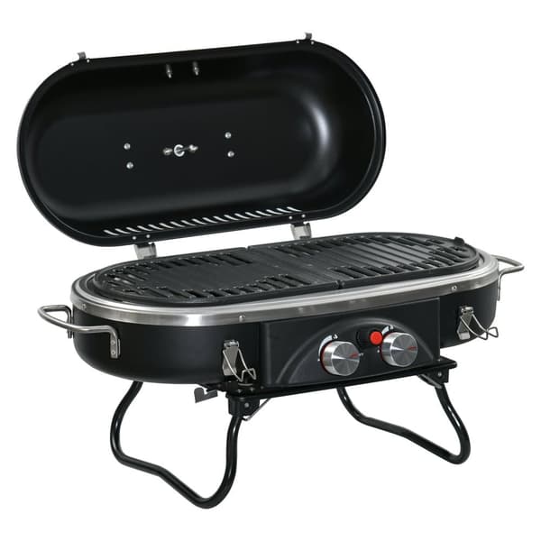 Gasgrill, 2,34 KW, 66x34.5x37 cm, Sort Gasgrill, 2,34 KW, 66x34.5x37 cm, Sort