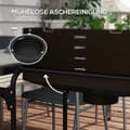 Miniatyrbild 7 av 10: Rootz Charcoal Grill - BBQ Smoker - Barbecue Grill - Justerbara matlagningsnivåer - 103x47x95 cm - Svart