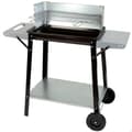 Miniatyrbild 1 av 5: Kolgrill med hjul Aktive Emaljerad metall 90 x 85 x 32 cm Svart