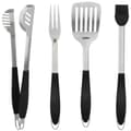 Miniatyrbild 2 av 7: Set med Redskap för Barbecue Aktive 4 Delar Grill Rostfritt stål 10 x 42 x 4 cm (4 antal)