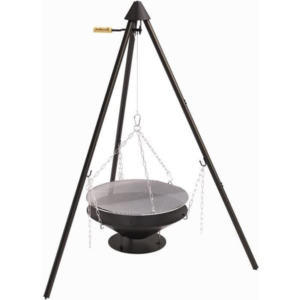 BARBECOOK Junko stativbrännare - Stål - Ø60 cm - Träkol - Upp till 12 personer