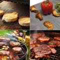 Miniatyrbild 4 av 5: Set med 4 delar grill, grillnät återanvändbar och skärbar matta non-stick grill för yoghurtmaskiner ugnstillagning - 40x33cm