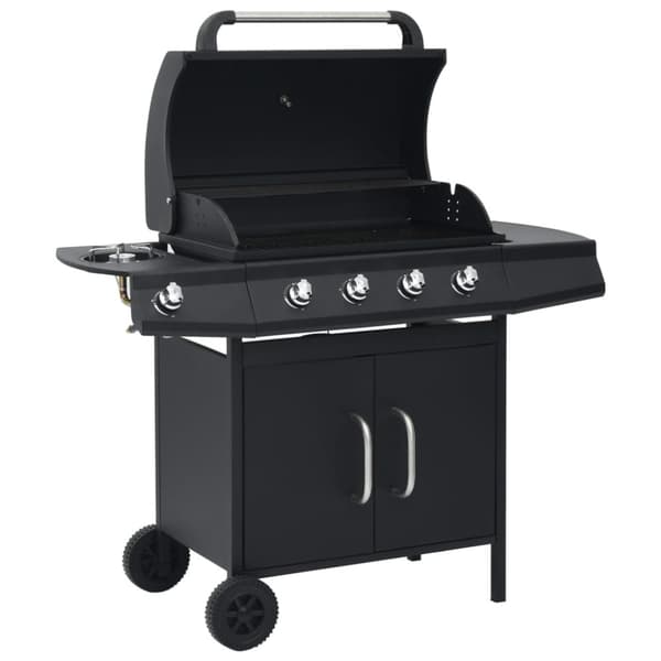 Gasolgrill 4+1 kokzoner svart