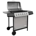 Miniatyrbild 2 av 2: Gasolgrill med 6 brännare svart och silver