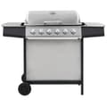 Miniatyrbild 2 av 2: Gasolgrill med 6 grillzoner rostfritt stål silver