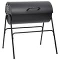 Miniatyrbild 2 av 2: Grilltunna med 2 grillgaller svart 80x95x90 cm stål