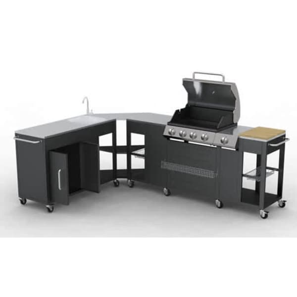 Gasolgrill 4+1 kokzoner