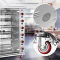 Miniatyrbild 5 av 7: Gaskycklinggrill - 6 spett - med belysning och hjul - Royal Catering