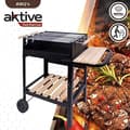 Miniatyrbild 2 av 2: Kolgrill - AKTIVE - Dubbelgrill - Bärbar - Svart - 10 personer