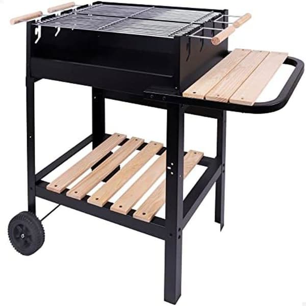 Kolgrill - AKTIVE - Dubbelgrill - Bärbar - Svart - 10 personer