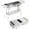 Miniatyrbillede 1 af 4: Bærbar Kulgrill, Stort Tilberedningsområde, Justerbar Luftstrøm, Non-Stick Pande