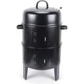 Pikkukuva 2 / 2: BBQ Hiiligrilli, Kaksoiskerrosrakenne, 2-in-1 Toiminnallisuus,musta