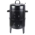Pikkukuva 1 / 2: BBQ Hiiligrilli, Kaksoiskerrosrakenne, 2-in-1 Toiminnallisuus,musta
