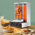 Miniatyrbillede 4 af 4: Kebabmaskine, 3000W effekt, justerbar temperatur 50-300°C, 2 rustfrie stålrør til opvarmning