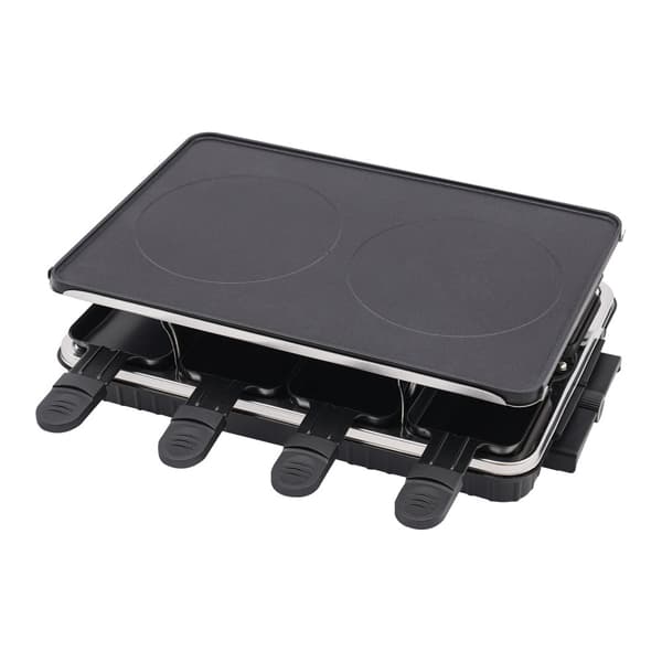Elektrisk Grill, 1300W Effekt, Rektangulär Form, Diskmaskinssäker,Svart