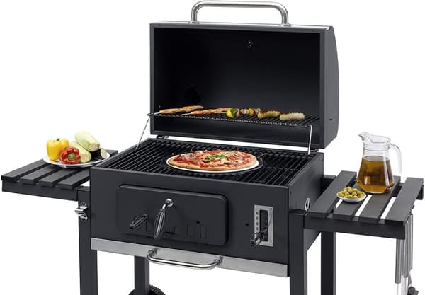 Kulgrill, Offset Røgovn, Justerbar Ventil, Flaskeåbner