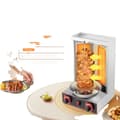 Miniatyrbild 1 av 4: Gasdriven Vertikal Grillmaskin, 3000W Uppvärmningskraft, 2 Brännare, Stor Kapacitet