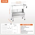 Miniatyrbild 2 av 2: Rotisserie Grill, 90 lbs kapacitet, 40W effekt,35-tums bräda