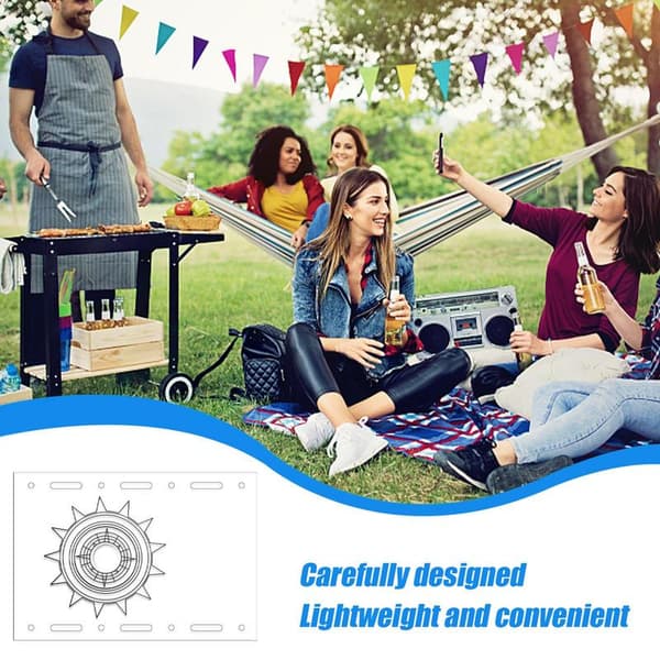 Igt Camping Bordplade Enhed, Holdbart Akryl Design, Alsidig til Udendørs Brug, Ideel til Picnic.