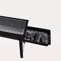 Miniatyrbillede 8 af 8: OBOSOE bærbar kulgrill – Stor foldbar udendørs grill til camping og have