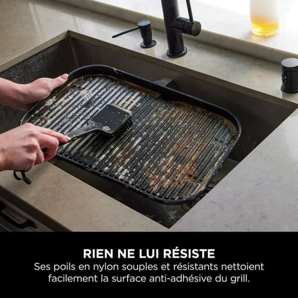 Tillbehör grill - Ninja - Woodfire - Rengöringsborste - Flexibel nylon - Kompatibel med OG700/OG850/OG901