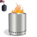 Miniatyrbillede 1 af 8: Bomclap Grill - BBQ - Bærbar røgfri pejs - Rustfri Mini udendørs komfur med taske | Bordpejs til altan/camping