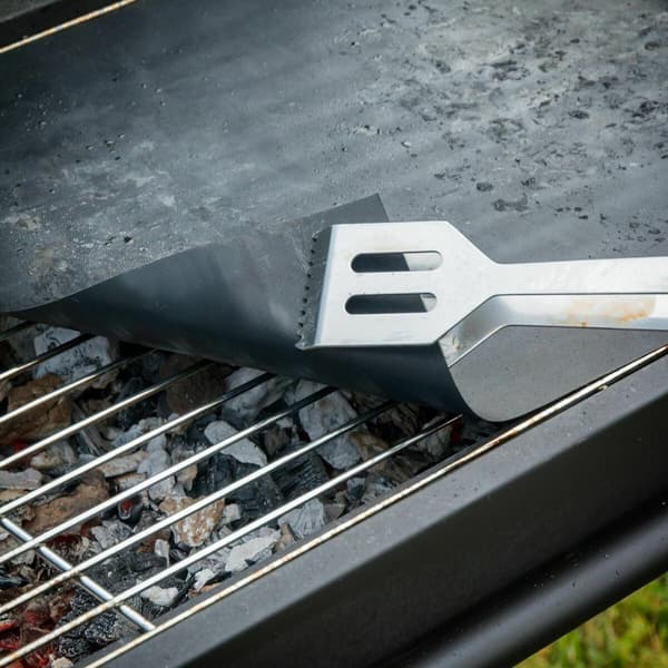 Pack Hopfällbar Kolgrill i Rostfritt Stål och Underlägg för ugn och grill InnovaGoods