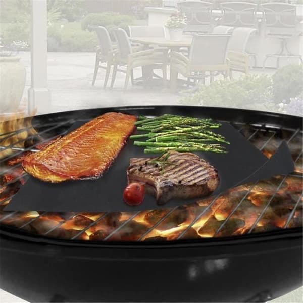 USTENSIL BARBECUE PLANCHA TTLIFE Bakplåt 3 Ark av Hög Kvalitet för Grill och Ugn 100% Non-stick - Motstå