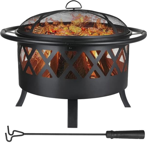 Fire Bowl, 81 cm Diameter, Funkbeskyttende Grillrist