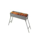 Miniatyrbild 1 av 4: Bärbar Fällbar Grill, Kolbränsletyp, Justerbar Höjd