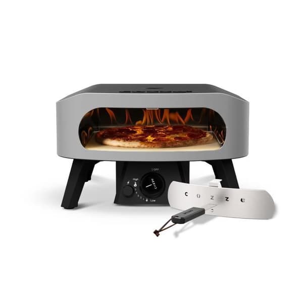 Pizzaugn - COZZE - 13 - Gas - 6 KW - Upp till 450°C - Termometer ingår - Dörr