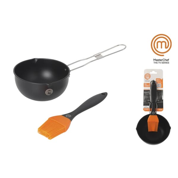 Set med Redskap för Barbecue MasterChef 11,5 X 6 cm Pensel (12 antal)