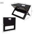 Miniatyrbillede 5 af 7: Havegrill Transportabel Aktive Sort Stål Jern 45 x 30 x 29 cm