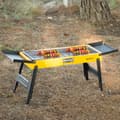 Miniatyrbillede 10 af 11: Havegrill Transportabel Aktive Stål 89 x 32 x 22 cm Gul
