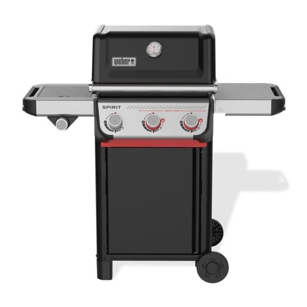 Weber Spirit E-335 Gasgrill GPL 3 Brennare Svart Rostfritt Stål för Utomhusbruk