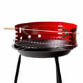 Miniatyrbild 3 av 5: Bärbar Grill Aktive Trä Järn 37,5 x 70 x 38,5 cm (4 antal) Röd