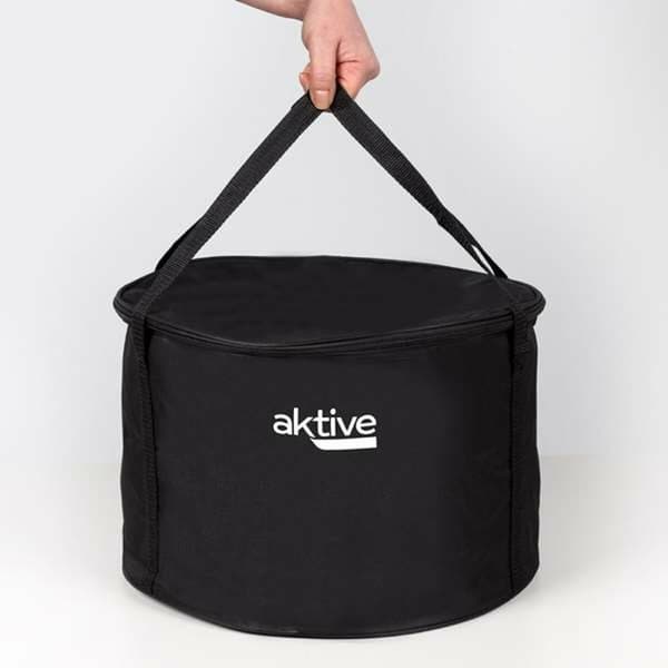 Havegrill Transportabel Aktive Cirkulær Uden røg Sort Ø 34 cm