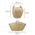 Miniatyrbillede 5 af 5: Trækurv EDM Esparto-græs 60 x 35 x 45 cm 60 x 45 x 35 cm Oval