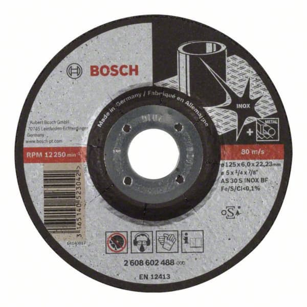 Bosch Accessories 2608602488 Skrubbskiva bockad 125 mm 22.23 mm 1 st