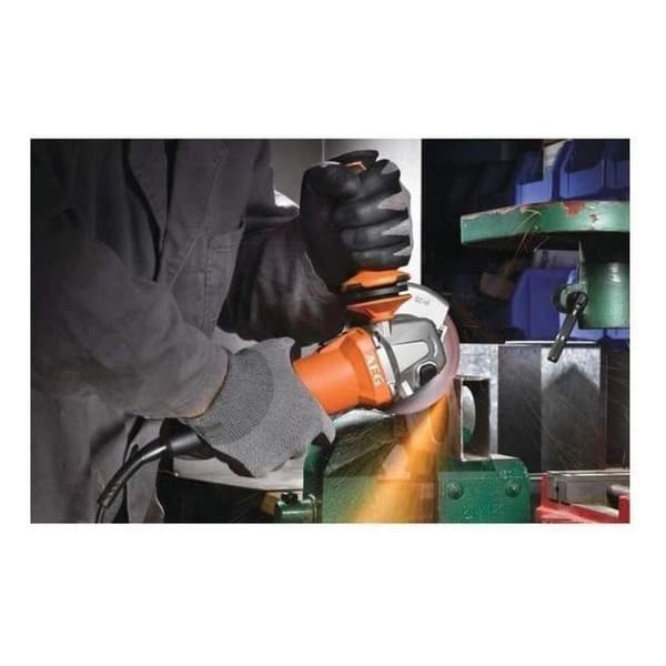 AEG POWERTOOLS 1000 Watt kvarn Ø 125 mm + 2 diamantskivor