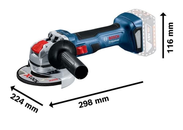 BOSCH PROFESSIONAL GWX 18V-7 Solo L-Boxx kvarn
