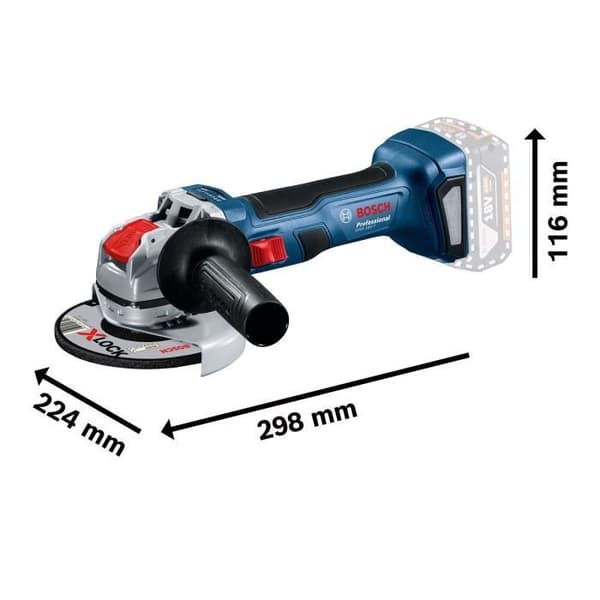 BOSCH PROFESSIONAL GWX 18V-7 Solo L-Boxx kvarn