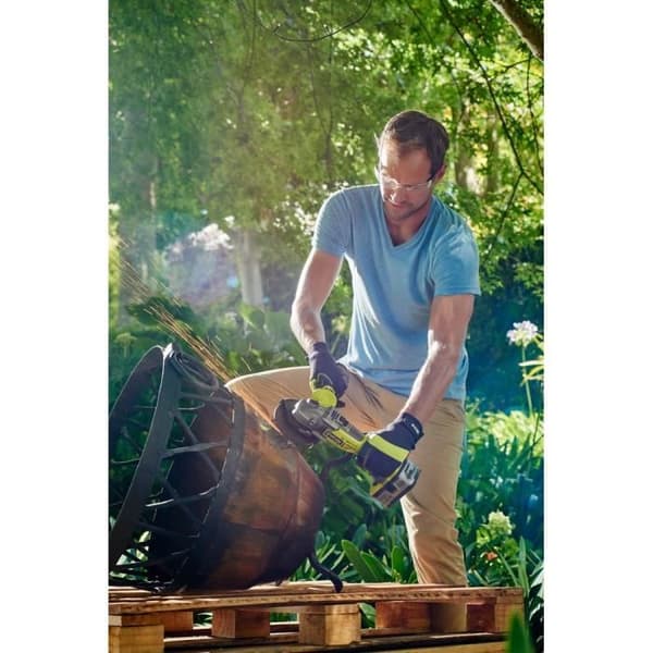 RYOBI Borstlös bar vinkelslip - 18V - 125 mm