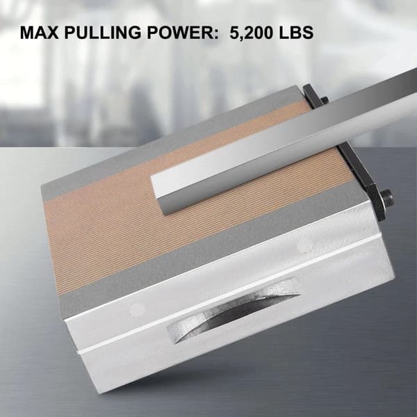 15 x15cm 2300kg kapacitet permanentmagnet sugkopp, stark magnetism, lättanvänd