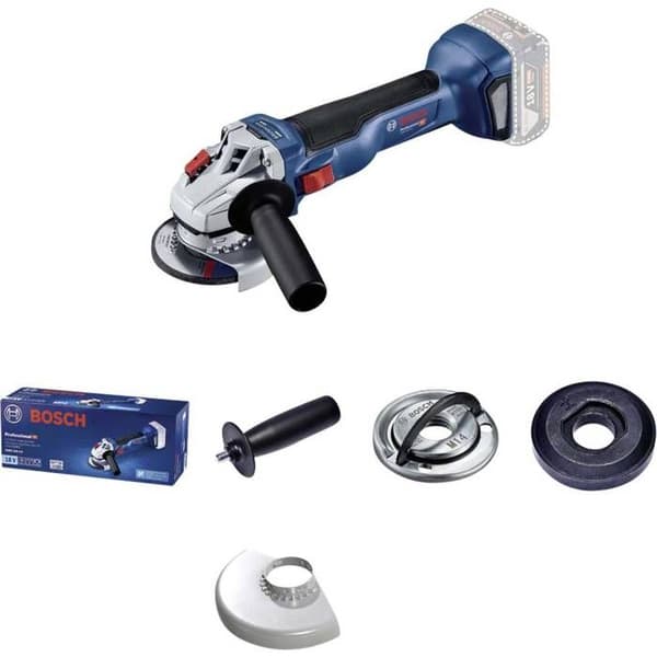 18V GWS 18V-10 solovinkelslip (utan batteri eller laddare) i kartong - BOSCH - 06019J4002