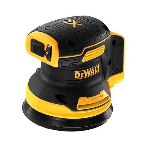 DeWALT DCW210N bærbar slibemaskine Arksliber XR 18V 12000 OPM Sort, Gul