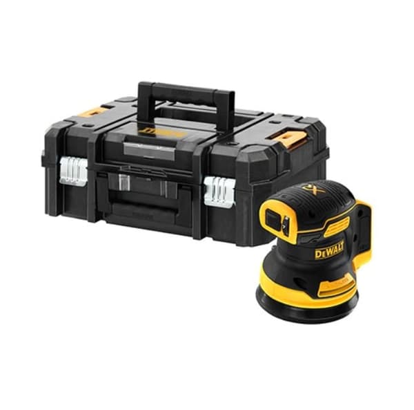 DeWALT DCW210NT-XJ bærbar slibemaskine Random orbital sliber 12000 RPM Sort, Gul