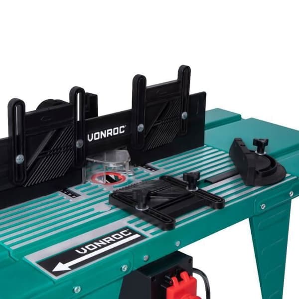Fräsbord för universalfräs - VONROC - RT501AC - 1800W - Trä - 155mm