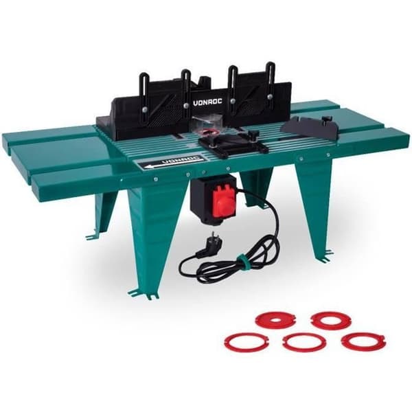 Fräsbord för universalfräs - VONROC - RT501AC - 1800W - Trä - 155mm