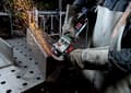 Miniatyrbild 3 av 3: Vinkelslip - METABO - WEV 19-125 W 613108000 - Avskärning - Metall - 125 mm - Professionell